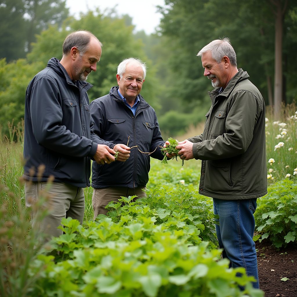 Archiwalne zdjęcie założycieli firmy przy pierwszej realizacji